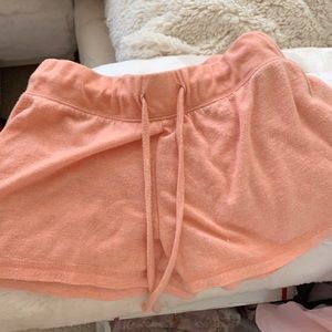 Make + Model Orange Soft to the Touch Shorts